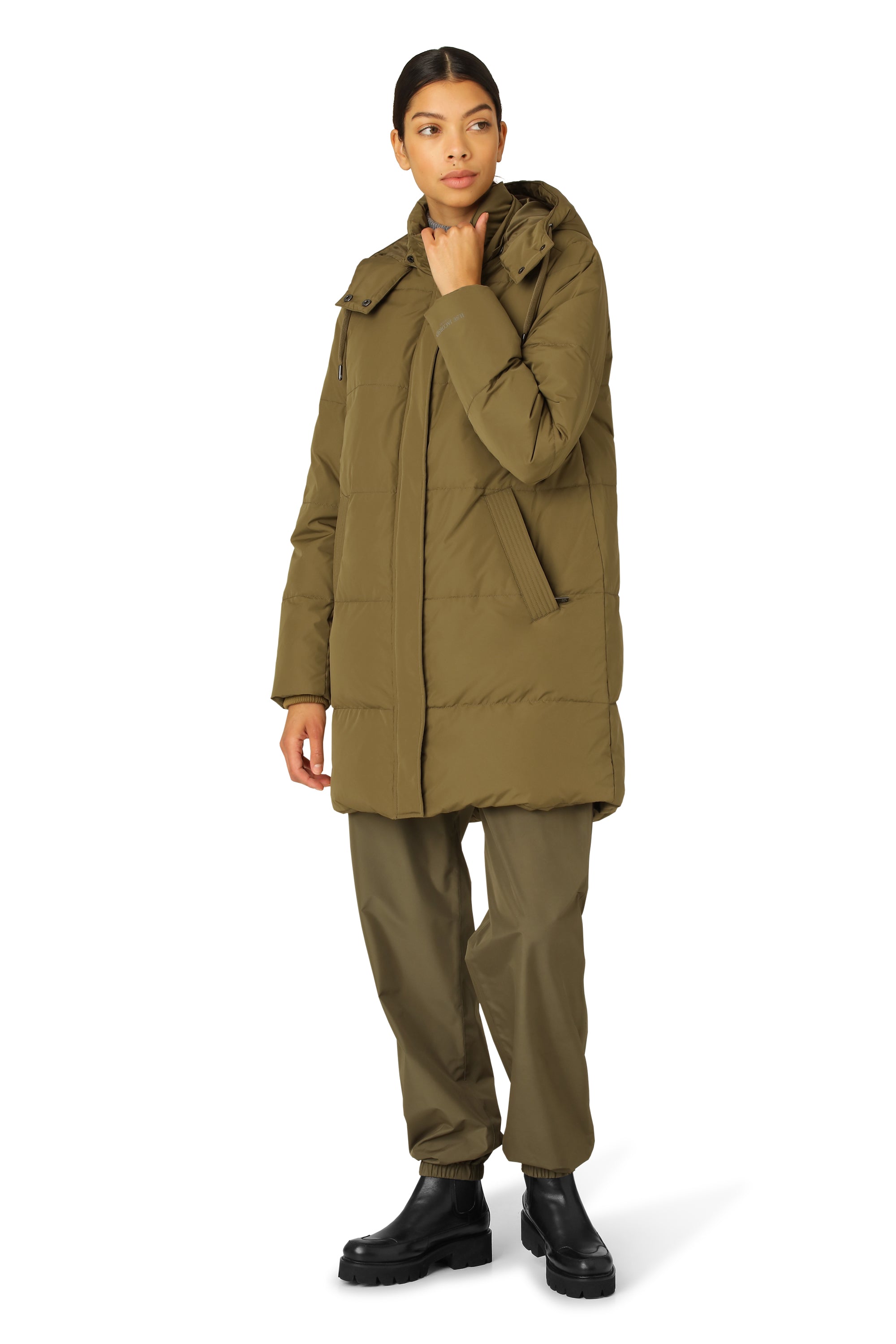 Ilse Jacobsen Hornbæk Outerwear Daunenmantel Winter coat 432 Lizard